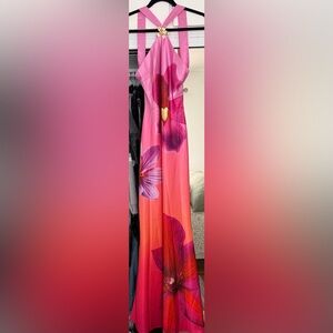 Chara Maxi Dress in Cosmo Ombré